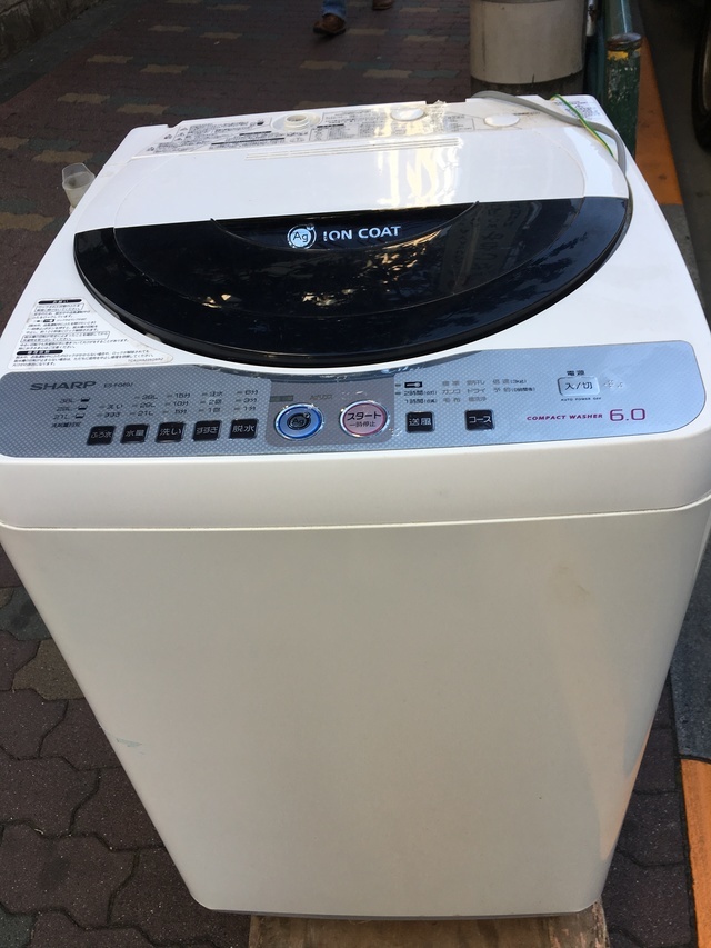 品川区で回収した洗濯機