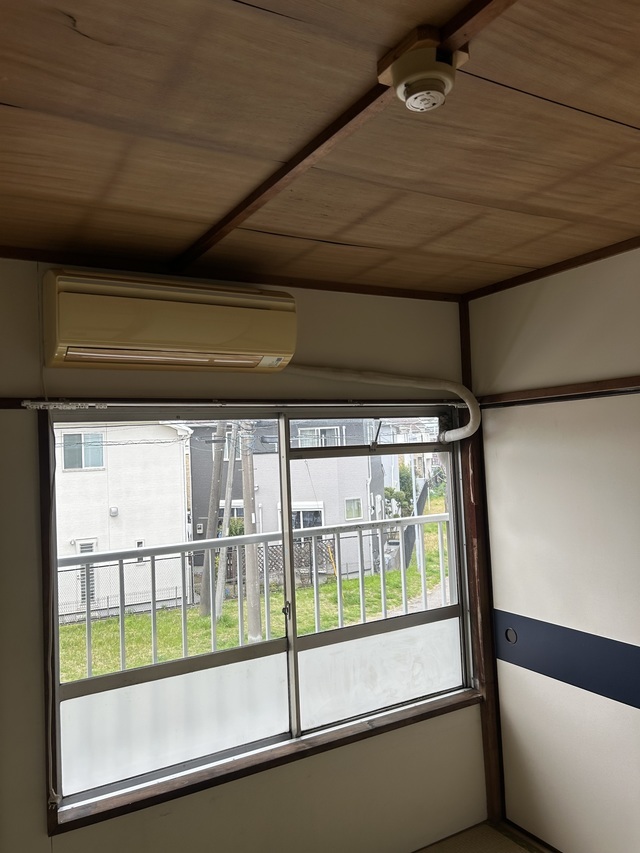 【千葉市花見川区】標準設置されたエアコン本体