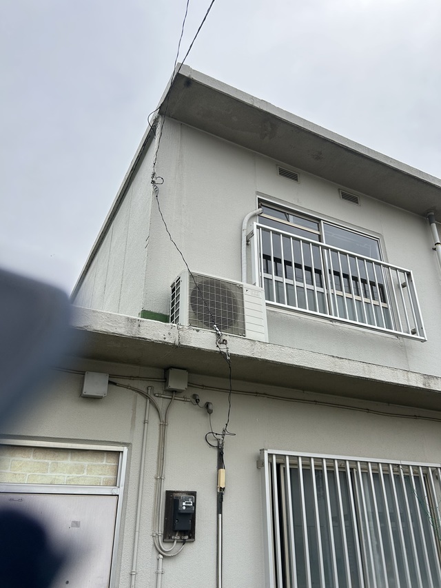 【千葉市花見川区】高所設置エアコン処分
