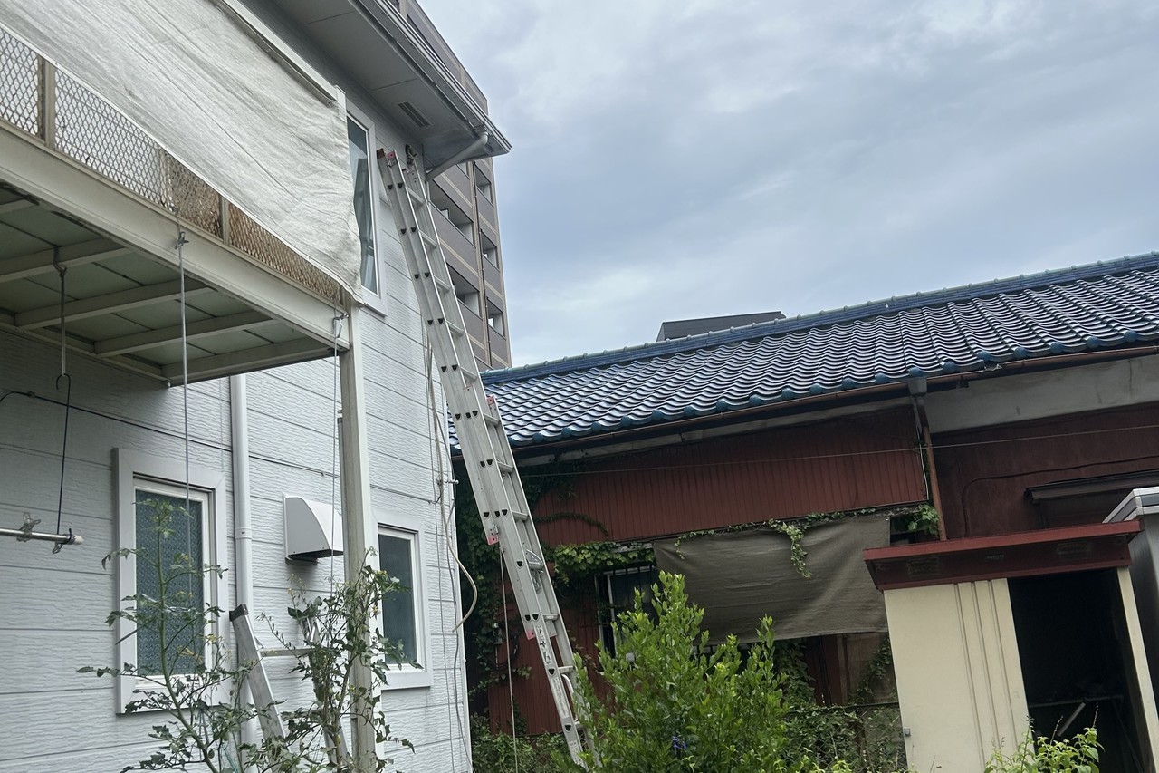 千葉市花見川区でスライダー作業