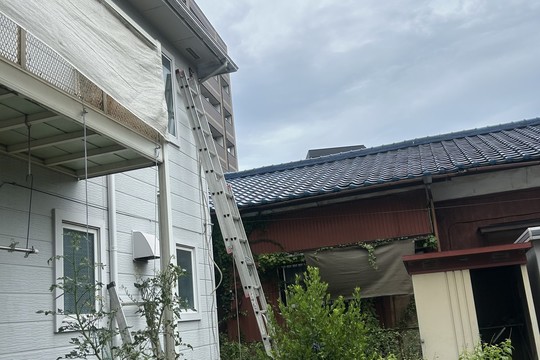 千葉市花見川区｜スライダー作業中