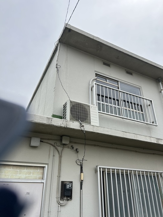 【千葉市花見川区】高所設置エアコン処分