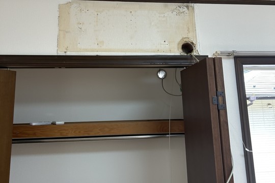 習志野市谷津｜既存エアコン本体取り外し