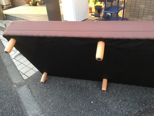 船橋市不用品回収｜脚付きマットレス
