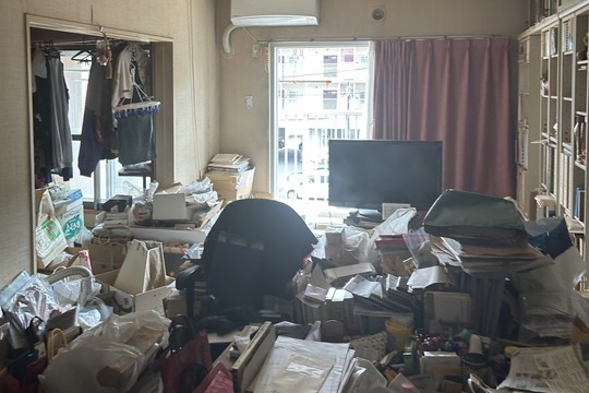 空き家になってる残置物処分を弊社でおこなった物件